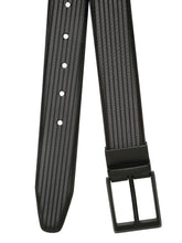 Load image into Gallery viewer, Men's Texture Finish Black & Brown Leather Reversiable Belt
