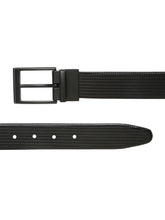 Load image into Gallery viewer, Men's Texture Finish Black & Brown Leather Reversiable Belt