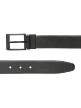 Load image into Gallery viewer, Men's Texture Black & Brown Leather Reversiable Belt