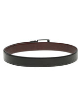 Load image into Gallery viewer, Men's Texture Black & Brown Leather Reversiable Belt