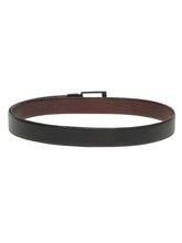 Load image into Gallery viewer, Men's Texture Finish Black & Brown Leather Reversiable Belt
