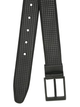 Load image into Gallery viewer, Men's Classic Texture Finish Black & Brown Leather Reversiable Belt