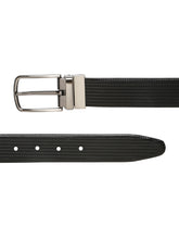 Load image into Gallery viewer, Men's Texture Finish Black & Brown Leather Reversiable Belt