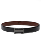 Load image into Gallery viewer, MEN TEXTURED LEATHER PUSH-PIN BELT