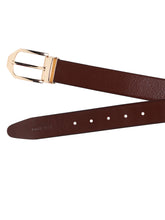 Load image into Gallery viewer, Men Black & Brown Reversible Genuine Leather Belt
