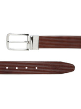 Load image into Gallery viewer, Men's Texture Finish Black & Brown Leather Reversiable Belt