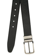 Load image into Gallery viewer, Men's Texture Finish Black & Brown Leather Reversiable Belt