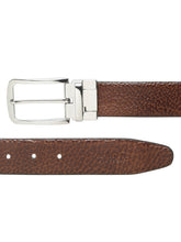 Load image into Gallery viewer, Men's Texture Finish Black & Brown Leather Reversiable Belt