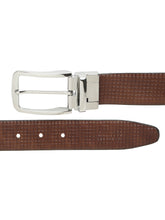Load image into Gallery viewer, Men's Classic Texture Finish Black & Brown Leather Reversiable Belt