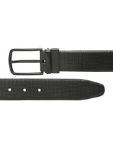 Load image into Gallery viewer, Men's Classic Texture Finish Black & Brown Leather Reversiable Belt
