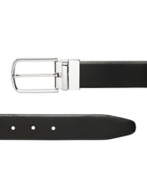 Load image into Gallery viewer, Men's Black & Brown Texture and patterned Reversible Leather Belt