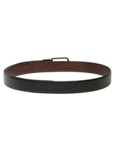 Load image into Gallery viewer, Men's Texture Finish Black & Brown Leather Reversiable Belt