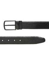 Load image into Gallery viewer, Men's Texture Finish Black & Brown Leather Reversiable Belt