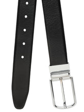 Load image into Gallery viewer, Men's Black & Brown Texture Reversible Leather Belt