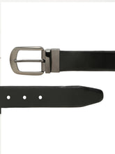 Load image into Gallery viewer, Men's Solid Formal Reversiable Black & Brown Leather Belt