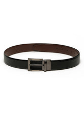 Load image into Gallery viewer, Men's Solid Formal Reversiable Black & Brown Leather Belt