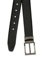 Load image into Gallery viewer, Men's Solid Formal Reversiable Black & Brown Leather Belt