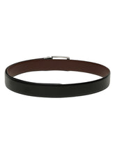 Load image into Gallery viewer, Men's Solid Formal Reversiable Black & Brown Leather Belt