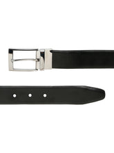 Load image into Gallery viewer, Men's Solid Formal Reversiable Black & Brown Leather Belt