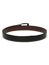 Load image into Gallery viewer, Men's Solid Formal Reversiable Black & Brown Leather Belt