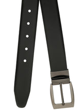 Load image into Gallery viewer, Men's Solid Formal Reversiable Black & Brown Leather Belt