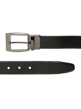 Load image into Gallery viewer, Men's Solid Formal Reversiable Black & Brown Leather Belt