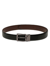 Load image into Gallery viewer, Men's Solid Formal Reversiable Black & Brown Leather Belt