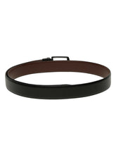 Load image into Gallery viewer, Men's Solid Formal Reversiable Black & Brown Leather Belt