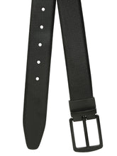 Load image into Gallery viewer, Men's Texture Formal Reversiable Black & Brown Leather Belt