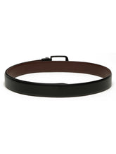 Load image into Gallery viewer, Men's Solid Formal Reversiable Black & Brown Leather Belt