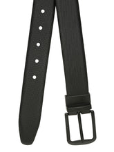Load image into Gallery viewer, Men's Texture Formal Reversiable Black & Brown Leather Belt