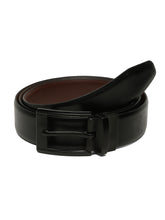 Load image into Gallery viewer, Men's Solid Formal Reversiable Black & Brown Leather Belt