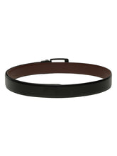 Load image into Gallery viewer, Men's Solid Formal Reversiable Black & Brown Leather Belt