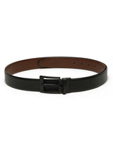 Load image into Gallery viewer, Men's Texture Formal Reversiable Black & Brown Leather Belt