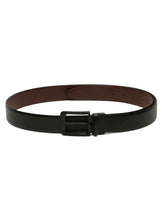 Load image into Gallery viewer, Men's Solid Formal Reversiable Black & Brown Leather Belt