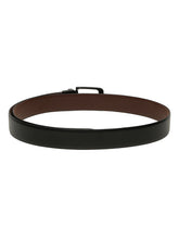 Load image into Gallery viewer, Men's Solid Formal Reversiable Black & Brown Leather Belt