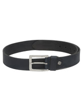 Load image into Gallery viewer, Mens Classic Black Leather Casual Belt
