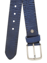 Load image into Gallery viewer, Men Classic Blue Leather Casual belt