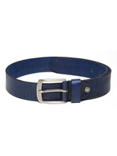 Load image into Gallery viewer, Men Classic Blue Leather Casual belt