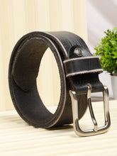 Load image into Gallery viewer, Men Classic Black Leather Casual belt
