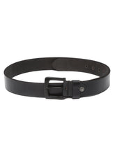 Load image into Gallery viewer, Men Black Leather Casual belt