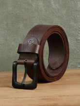 Load image into Gallery viewer, Men Brown Leather Casual belt