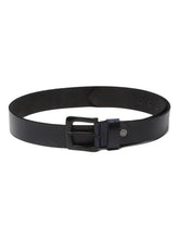 Load image into Gallery viewer, Men Blue Leather Casual belt