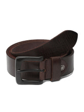 Load image into Gallery viewer, Men Deep Brown Leather Casual belt