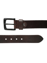 Load image into Gallery viewer, Men Deep Brown Leather Casual belt
