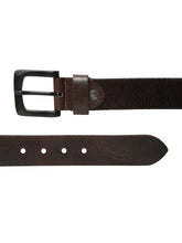 Load image into Gallery viewer, Men Deep Brown Leather Casual belt