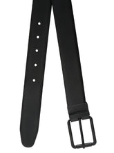 Load image into Gallery viewer, MEN BLACK SOLID LEATHER BELT