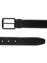 Load image into Gallery viewer, MEN BLACK SOLID LEATHER BELT
