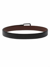 Load image into Gallery viewer, MEN BLACK TEXTURED LEATHER BELT