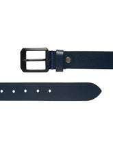 Load image into Gallery viewer, Men Vintage Blue Leather Casual belt